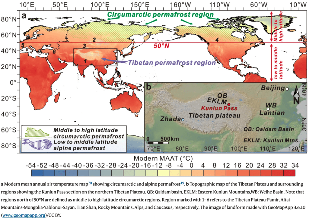 Fast Melting Alpine Permafrost Poses Immediate Threat To Climate Change   1. Figure 1 1024x726 